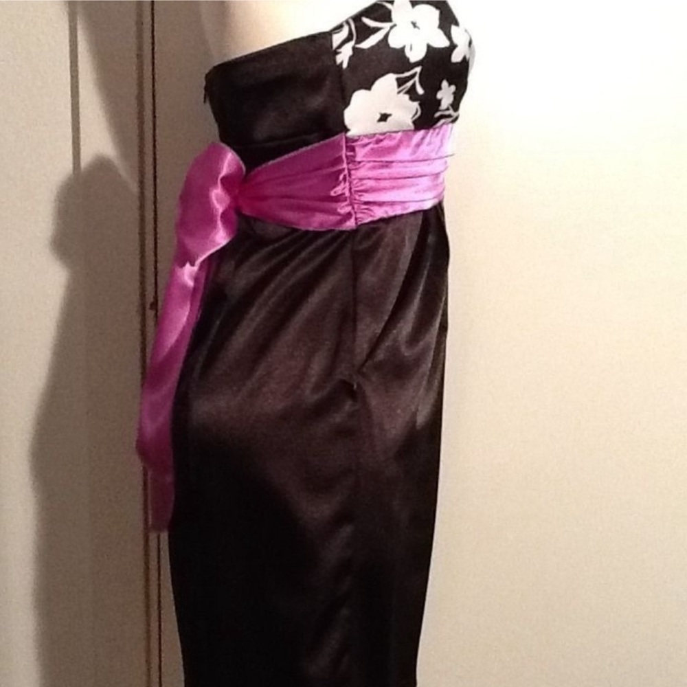 Sequin Hearts Short Formal Dress Sexy Stretch Strapless Prom Spec Event Sz 7